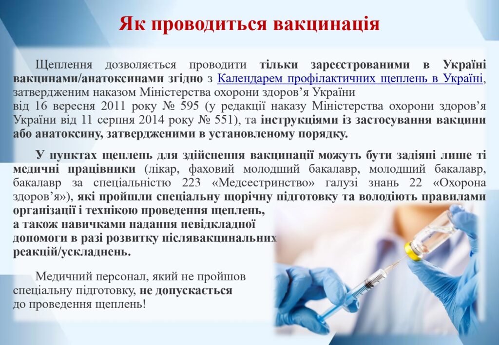 Тиждень з імунізації 24 квітня по 4 травня 2025